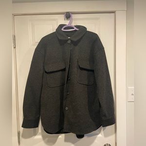 Charcoal Ardene Shacket Size M